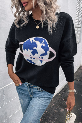 Earth Knitting Pullover Sweater 