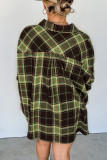 Plaid Half Sleeves Open Button Shirts