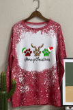 Merry Christmas Bleached Long Sleeves Top Unishe Wholesale
