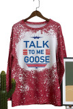Talk To Me Goose Bleached Long Sleeves Top Unishe Wholesale
