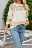 Long Sleeve Pullover Knitting Sweater 