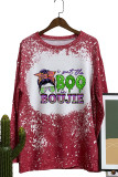 I Put The Boo In Boujie Halloween  Bleached Long Sleeves Top Unishe Wholesale