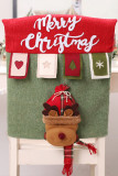 Christmas Deer Snowman Santa Claus Doll Chair Cover MOQ 3PCs