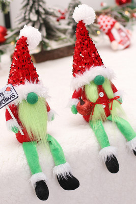 Glitter Sequins Hat Long-legged Plush Gnomes Doll MOQ 3PCs