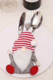 Christmas Table Decor Snowman Santa Silverware Holders MOQ 5PCs
