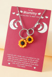 Sunflower Chain Necklace MOQ 3PCs 