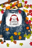 You serious clark  Christmas Bleached Long Sleeves Top Unishe Wholesale