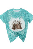 Christmas Trees plaid, leopard, cheetah T-shirt Unishe Wholesale