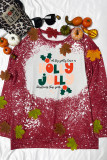 Have A Holly Jolly Christmas Bleached Long Sleeves Top Unishe Wholesale