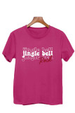 Jingle Bell Rock Graphic Printed Short Sleeve T Shirt Unishe Wholesale