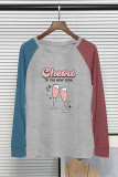 Cheers To The New Year Long Sleeve Top UNISHE Wholesale