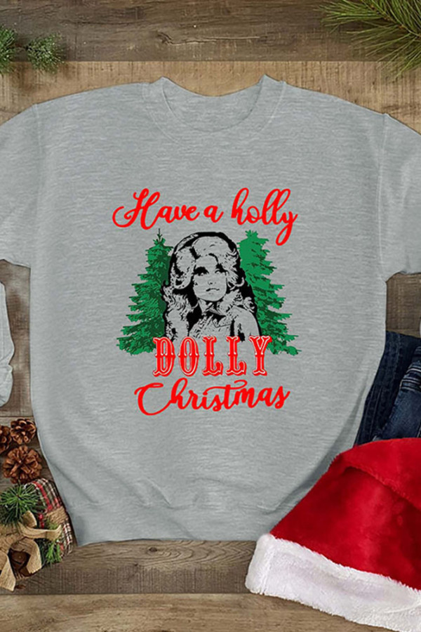 Have A Holly Dolly Christmas Sweatshirt Unishe Wholesale