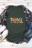 Thankful,Grateful,Blessed with Turkey Shirt Unishe Wholesale