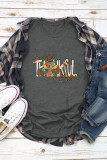 Thankful,Grateful,Blessed with Turkey Shirt Unishe Wholesale