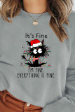 Funny cat Christmas Sweatshirt Unishe Wholesale