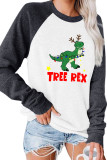 Tree Rex Christmas Long Sleeve Top Women UNISHE Wholesale