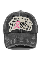Fight Embroidery Washed Baseball Hat MOQ 3pcs