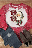 Ho Ho Ho，Christmas Santa Bleach Long Sleeve Top Women UNISHE Wholesale