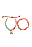 Xmas Beads Bracelet MOQ 5pcs