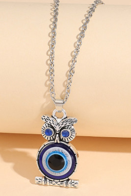 Owl Evil Eyes Necklace MOQ 5pcs