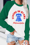 Dancing on my Own,Philadelphia,Football Printed Long Sleeve Top Women UNISHE Wholesale