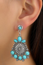 Turquoise Alloy Earrings MOQ 5PCs