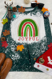Joyful Christmas Rainbow Long Sleeve Top Women UNISHE Wholesale