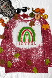 Joyful Christmas Rainbow Long Sleeve Top Women UNISHE Wholesale