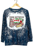 Christmas Tree Cake Torn Between Lookin' Like a Snack and Eatin' One Grinch Bleach Long Sleeve Top Women UNISHE Wholesale