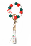 Christmas Colorful Silicone Beads Bracelet MOQ 3PCS