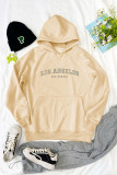 Los Angeles California Graphic Pocket Thermal Lined  Hoodie Unishe Wholesale