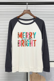 Merry & Bright，Christmas Long Sleeve Top Women UNISHE Wholesale