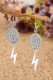 Rhinestone with Lightnening Earrings MOQ 5pcs