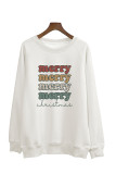 Retro Leopard Merry Christmas Sweatshirt Unishe Wholesale