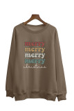 Retro Leopard Merry Christmas Sweatshirt Unishe Wholesale