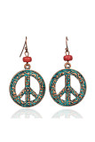 Vintage Round Hollow Out Earrings MOQ 5pcs