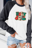 Holly Jolly，Retro Christmas Long Sleeve Top Women UNISHE Wholesale