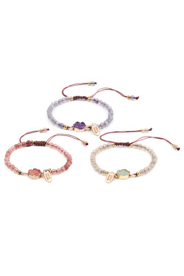 Colorful Beads Straps Bracelets MOQ 5PCS