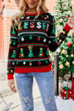 Sequin Xmas Knit Pullover Sweaters