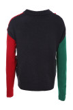 Color Block Xmas Knit Pullover Sweaters