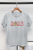 Christmas 2023 Graphic Printed Short Sleeve T Shirt Unishe Wholesale