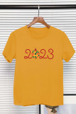 Christmas 2023 Graphic Printed Short Sleeve T Shirt Unishe Wholesale