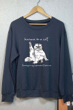 Karma is a cat purring in my lap cause it loves me Classic Crew Sweatshirt Unishe Wholesale
