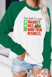 Dear Santa Mind Your Business Long Sleeve Top Women UNISHE Wholesale