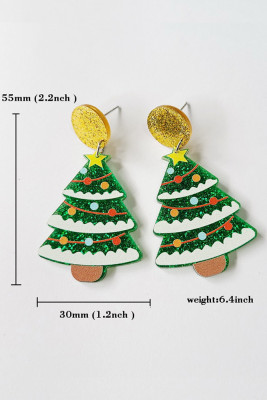 Santa Christmas Tree Earrings MOQ 5pcs