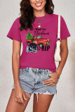 All I Want For Christmas is Rip Graphic Printed Short Sleeve T Shirt Unishe Wholesale