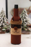 Christmas Cartoon Knitting Wine Bottle Wrap MOQ 3PCS