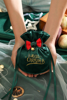 Christmas Velvet Gift Bag MOQ 5pcs
