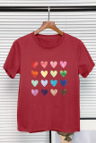 Watercolor Heart Tee, Heart Graphic Shirt Unishe Wholesale