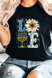 Love Cute Hanukkah Graphic Printed Short Sleeve T Shirt Unishe Wholesale